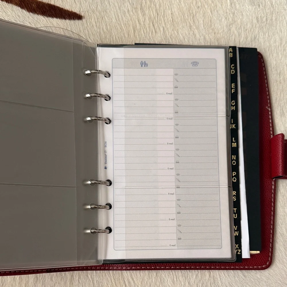 Mercedes-Benz Red Leather Organizer